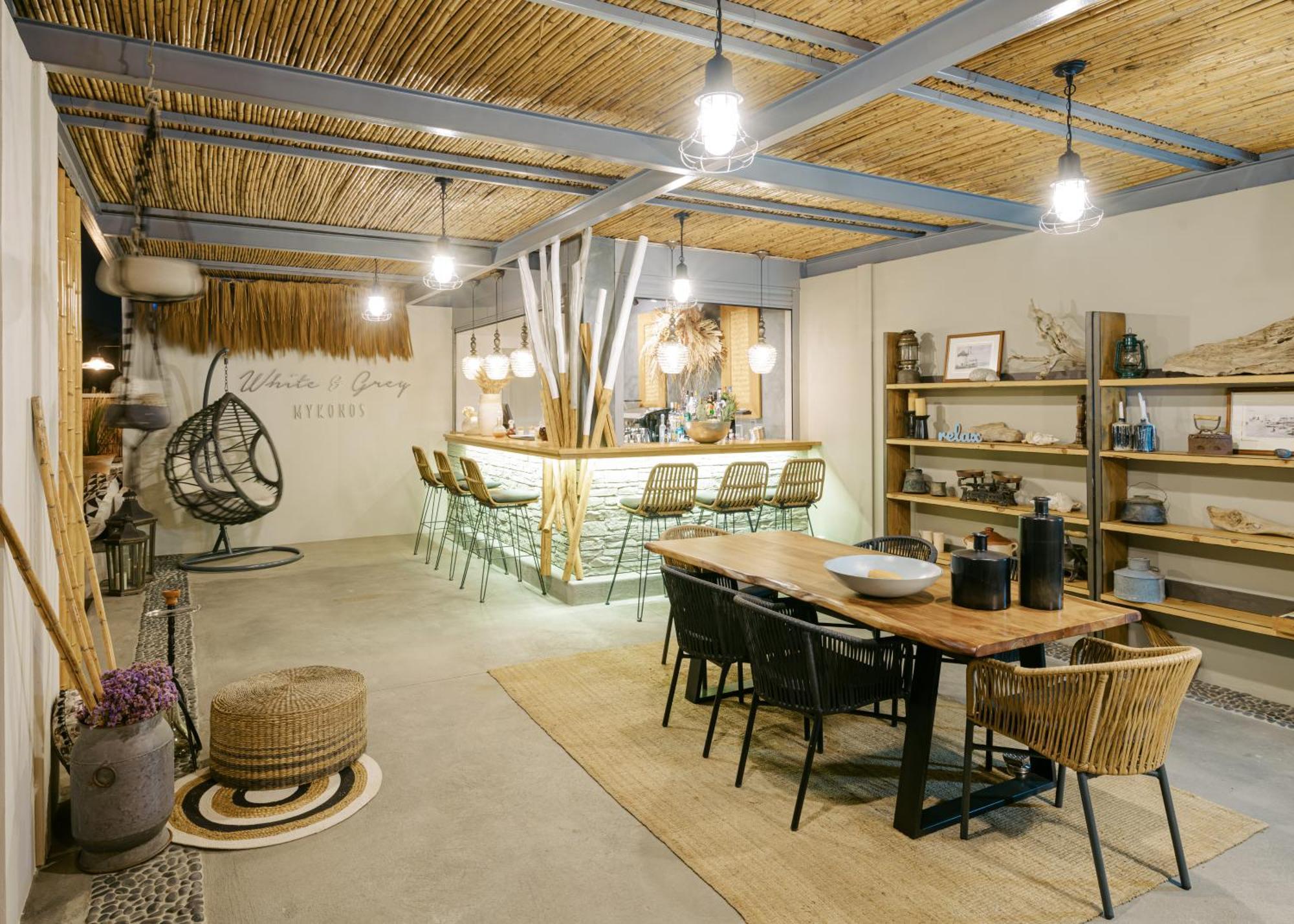 White And Grey Apartment Mykonos Town Exterior photo