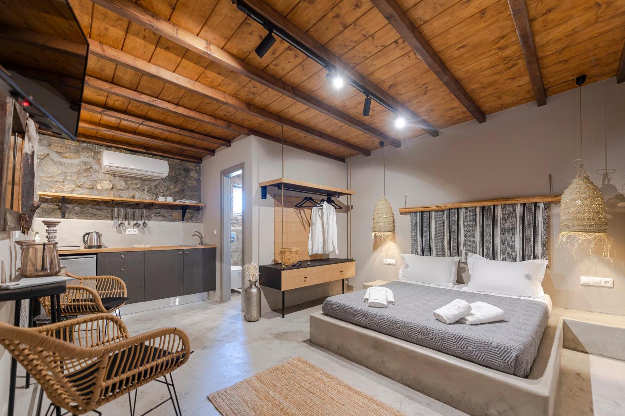 White And Grey Apartment Mykonos Town Exterior photo